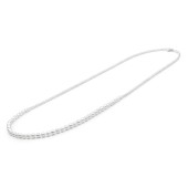 Colier lung 100 cm cu perle naturale si argint DiAmanti 222-54-G